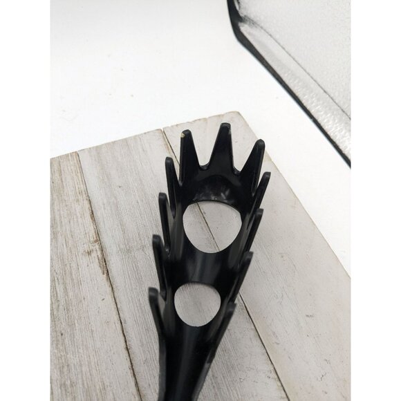 Tailor Made #2 Spaghetti Pasta Fork Black 11" Nylon Fork Server Spoon Measuring - Picture 2 of 8